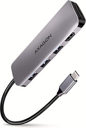 axagon imc icr3a 3x usb a idmi sd microsd usb c 32 gen 1 iub 20cm usb c cable photo