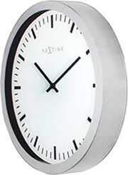 nextime clock 3031 magic stripe 25x352 cm wall white photo