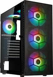 case kolink observatory hf mesh argb midi tower case black with 6 argb fans 3x140mm 3x120mm photo