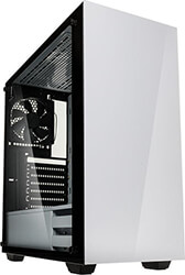 case kolink stronghold midi tower tempered glass pc case white photo