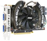 msi n460gtx cyclone gtx460 768mb gddr5 oc pci e retail photo