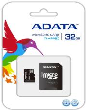 adata ausdh32gcl10 ra1 32gb micro sdhc class 10 with adapter photo