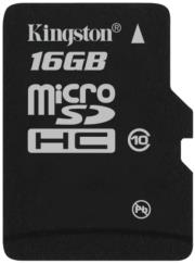 kingston sdc10 16gbsp 16gb micro sdhc single pack photo