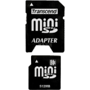 transcend mini secure digital 512mb 80x ultra photo