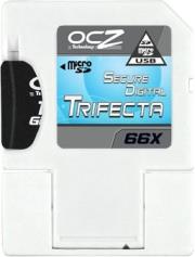 ocz trifecta secure digital 2gb 66x microsd sd usb drive in one photo