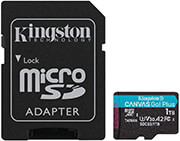 kingston sdcg3 1tb canvas go plus 1tb micro sdxc class 10 uhs i u3 v30 a2 sd adapter