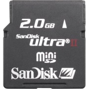 sandisk 2gb sd mini card ultra photo