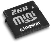 kingston 2gb mini secure digital memory card photo