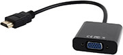 Cablexpert A-hdmi-vga-03 Hdmi TO VGA AND Audio Adapter Cable Single Port Black - Converters (PER.585408)