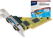 q tec serial parallel pci card 3 port photo