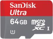 sandisk 64gb sdsdqua 064g u46a ultra micro sdxc uhs i class 10 with adapter photo