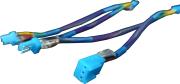 ac ryan acr cb0496 3pin fan quad splitter 5xuvled uv blue photo