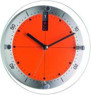 tfa 98104913 date and weekday orange wall clock photo