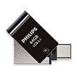 philips 2 in 1 64gb usb 31 type c otg flash drive midnight black fm64dc152b 00 photo
