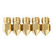 creality04mm brass nozzle kit x5 pcs of 6x13mm international brass nozzles photo