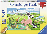 Crazy Sundays | ΖΩΑΚΙΑ ΣΤΟ ΑΓΡΟΚΤΗΜΑ RAVENSBURGER (2Χ12) 24 ΚΟΜΜΑΤΙΑ