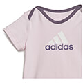 set adidas performance essentials big logo bodysuit and beanie gift set roz 74 cm extra photo 1