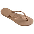 sagionara havaianas slim logo metallic roz xryso extra photo 1