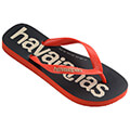 sagionara havaianas top logomania 2 mayri portokali extra photo 1