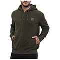 zaketa russell athletic zip through hoody xaki extra photo 2