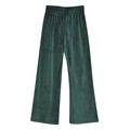 panteloni bodytalk velour wide leg prasino extra photo 1