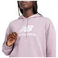 foyter new balance sport essentials french terry logo hoodie lila extra photo 3