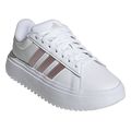 papoytsi adidas performance grand court platform leyko roz metalliko extra photo 3