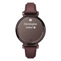 rolo garmin lily 2 classic dark bronze mulberry leather extra photo 2