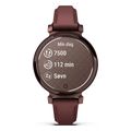 rolo garmin lily 2 classic dark bronze mulberry leather extra photo 3