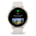 rolo garmin vivoactive 5 cream gold with ivory extra photo 3