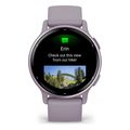 rolo garmin vivoactive 5 metallic orchid with orchid extra photo 3