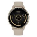 rolo garmin venu 3s soft gold with french gray leather extra photo 1