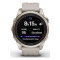 rolo garmin fenix 7s pro sapphire solar soft gold with light sand extra photo 2