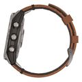 rolo garmin fenix 7 pro sapphire solar titanium with chestnut leather extra photo 4