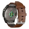 rolo garmin fenix 7 pro sapphire solar titanium with chestnut leather extra photo 5