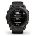 rolo garmin fenix 7x pro sapphire solar titanium carbon gray dlc with black extra photo 1