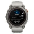 rolo garmin fenix 7x pro sapphire solar titanium with fog gray and ember orange extra photo 1