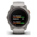 rolo garmin fenix 7x pro sapphire solar titanium with fog gray and ember orange extra photo 3