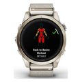 rolo garmin epix pro sapphire 42mm soft gold with light sand extra photo 1