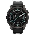 rolo garmin epix pro sapphire 42mm carbon gray dlc titanium with black extra photo 2