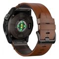 rolo garmin epix pro sapphire 51mm carbon gray dlc titanium with chestnut leather extra photo 5