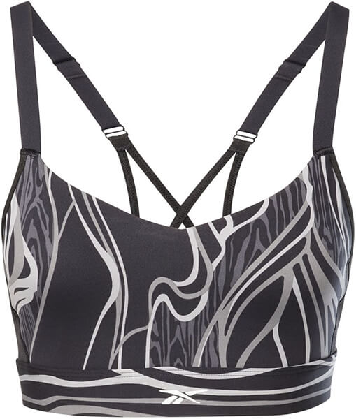 Μπουστακι Reebok Lux Strappy Sports Bra Nature Grown Print Μαυρο (m) -  Training-γυναικα-ενδυση (PL2.138129360)