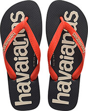 sagionara havaianas top logomania 2 mayri portokali photo