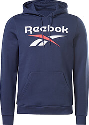 foyter reebok id fleece stacked logo pullover hoodie mple skoyro photo