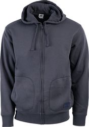 zaketa russell athletic zip through hoody anthraki xxl photo