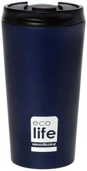 potiri thermos ecolife coffee thermos blue black matte 370ml photo