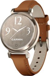 rolo garmin lily 2 classic cream gold tan leather photo