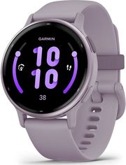 rolo garmin vivoactive 5 metallic orchid with orchid photo