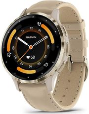 rolo garmin venu 3s soft gold with french gray leather photo