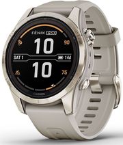 rolo garmin fenix 7s pro sapphire solar soft gold with light sand photo